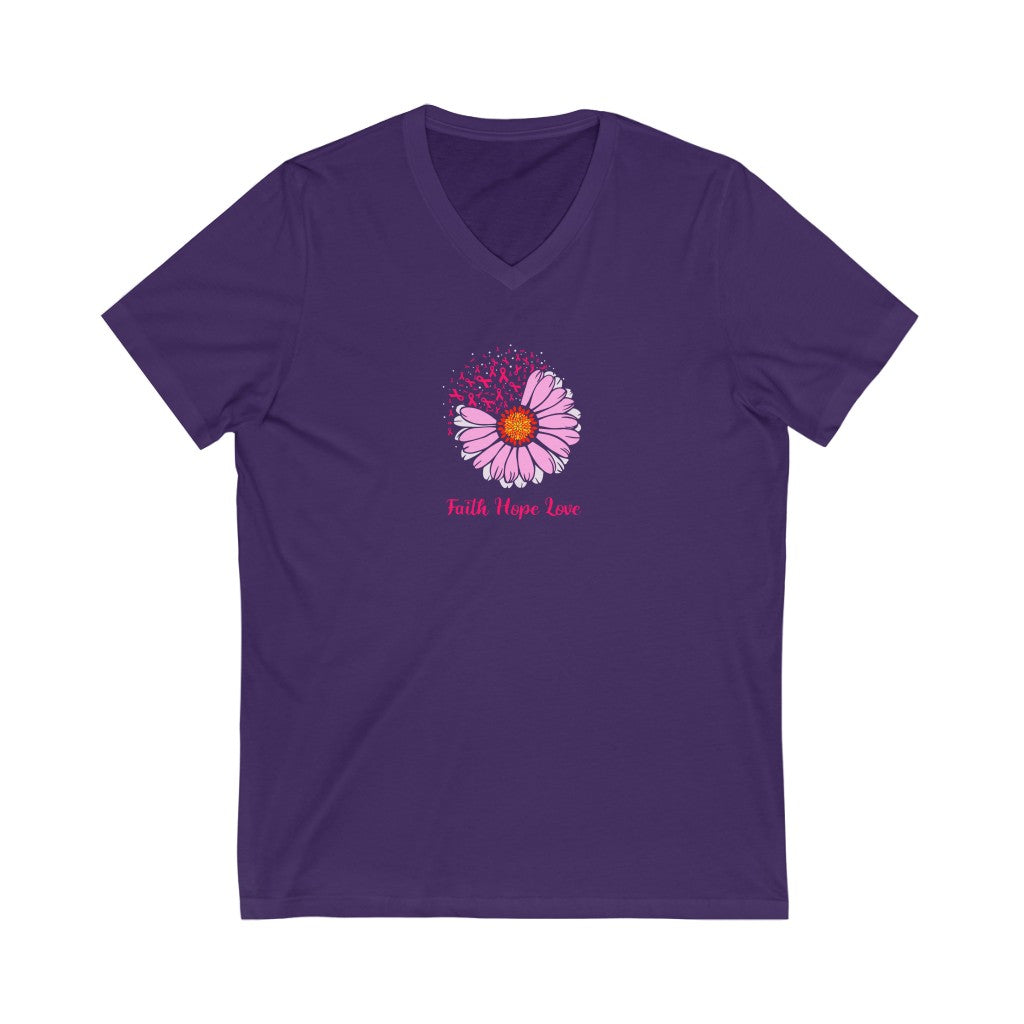 Faith Love Hope | Breast Cancer Awareness | Women's Tee