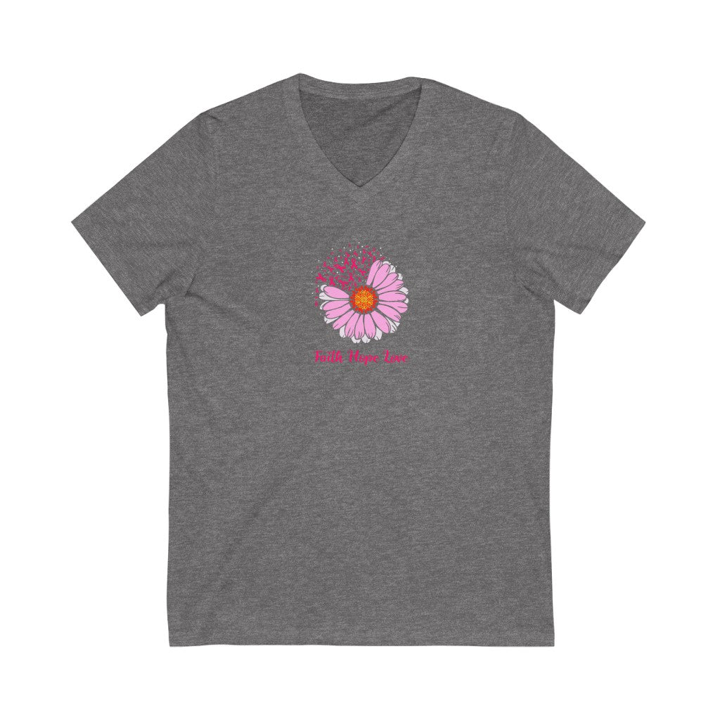 Faith Love Hope | Breast Cancer Awareness | Women's Tee